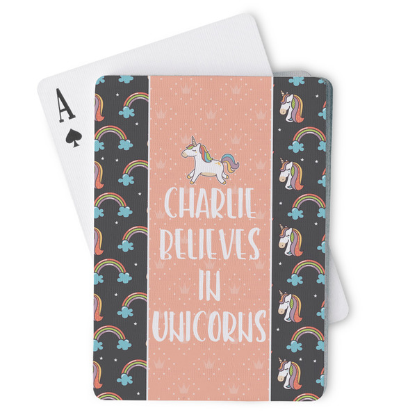 Custom Unicorns Playing Cards (Personalized)