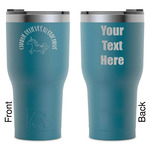 Unicorns RTIC Tumbler - Dark Teal - Laser Engraved - Double-Sided (Personalized)