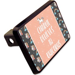 Unicorns Rectangular Trailer Hitch Cover - 2" (Personalized)