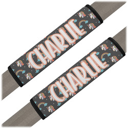 Unicorns Seat Belt Covers (Set of 2) (Personalized)