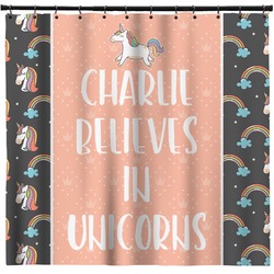 Unicorns Shower Curtain - 71" x 74" (Personalized)