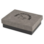 Unicorns Small Gift Box w/ Engraved Leather Lid (Personalized)