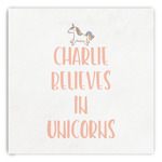 Unicorns Paper Dinner Napkins (Personalized)