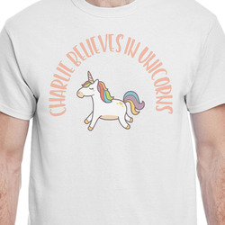 Unicorns T-Shirt - White - 3XL (Personalized)