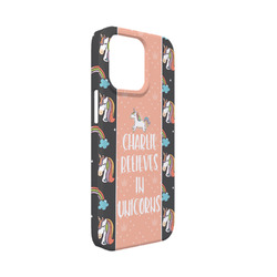 Unicorns iPhone Case - Plastic - iPhone 13 Mini (Personalized)