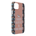 Unicorns iPhone Case - Plastic - iPhone 14 Pro Max (Personalized)