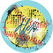 Softball 1" Multipurpose Round Labels - Single Sticker