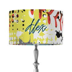 Softball 12" Drum Lamp Shade - Fabric (Personalized)