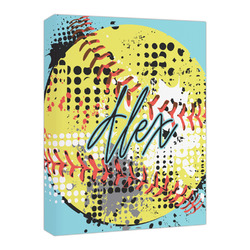 Softball Canvas Print - 16x20 (Personalized)
