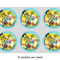 Softball 3" Multipurpose Round Labels - Sheet