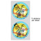 Softball 5" Multipurpose Round Label - Sheet