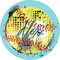 Softball 5" Multipurpose Round Label - Single Sticker