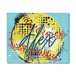 Softball 8' x 10' Patio Rug (Personalized)