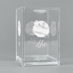 Softball Acrylic Pen Holder (Personalized)