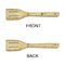 Softball Bamboo Slotted Spatulas - Single Sided - APPROVAL