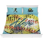 Softball Comforter Set - King (Personalized)