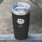 Softball Black Polar Camel Tumbler - 20oz - Angled