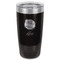 Softball Black Polar Camel Tumbler - 20oz - Front