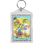 Softball Bling Keychain (Personalized)