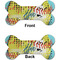 Softball Ceramic Flat Ornament - Bone Front & Back (APPROVAL)