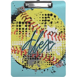 Softball Clipboard (Letter Size) (Personalized)
