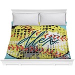 Softball Comforter - King (Personalized)