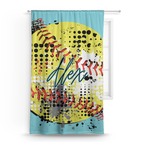 Softball Curtain (Personalized)