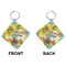 Softball Diamond Keychain (Front + Back)