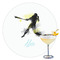 Softball Drink Topper - XLarge - Single with Drink