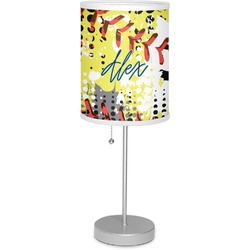 Softball 7" Drum Lamp with Shade Polyester (Personalized)