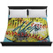 Softball Duvet Cover - King - On Bed - No Prop