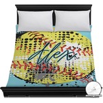 Softball Duvet Cover - Full / Queen (Personalized)