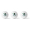 Softball Golf Balls - Generic - Set of 3 - APPROVAL