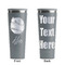 Softball Grey RTIC Everyday Tumbler - 28 oz. - Front and Back