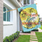 Softball House Flags - Single Sided - LIFESTYLE