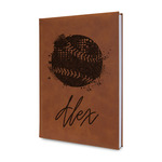 Softball Leather Sketchbook - Small - Double Sided (Personalized)