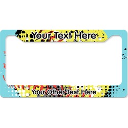 Softball License Plate Frame - Style B (Personalized)