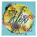 Softball Microfiber Dish Towel (Personalized)