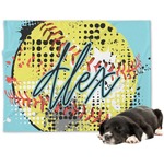 Softball Dog Blanket (Personalized)