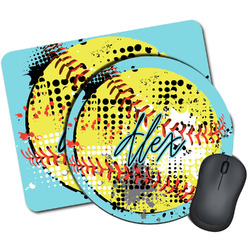 Softball Mouse Pad (Personalized)