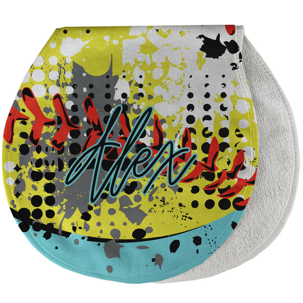 Custom Softball Burp Pad - Velour w/ Name or Text