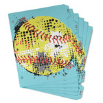 Softball Binder Tab Divider - Set of 6 (Personalized)