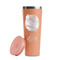 Softball Peach RTIC Everyday Tumbler - 28 oz. - Lid Off