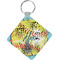 Softball Personalized Diamond Key Chain