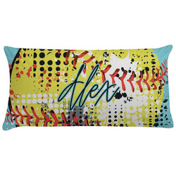 Softball Pillow Case - King (Personalized)