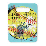 Softball Rectangular Trivet with Handle (Personalized)