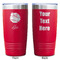 Softball Red Polar Camel Tumbler - 20oz - Double Sided - Approval