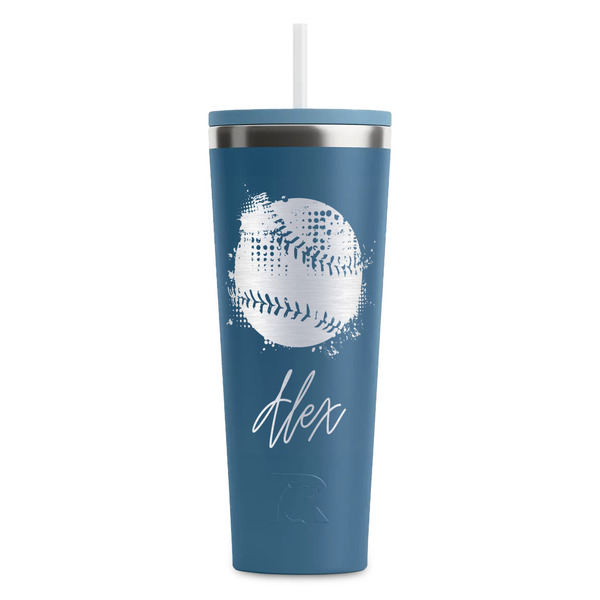 Custom Softball RTIC Everyday Tumbler with Straw - 28oz (Personalized)