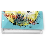 Softball Vinyl Checkbook Cover (Personalized)