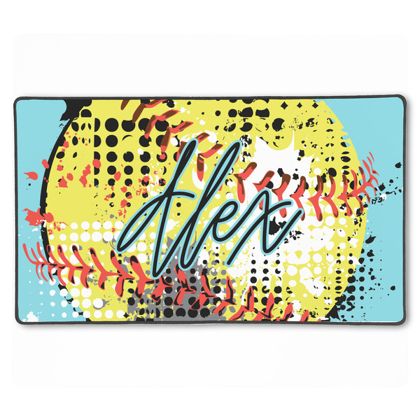 Custom Softball XXL Gaming Mouse Pad - 24" x 14" (Personalized)